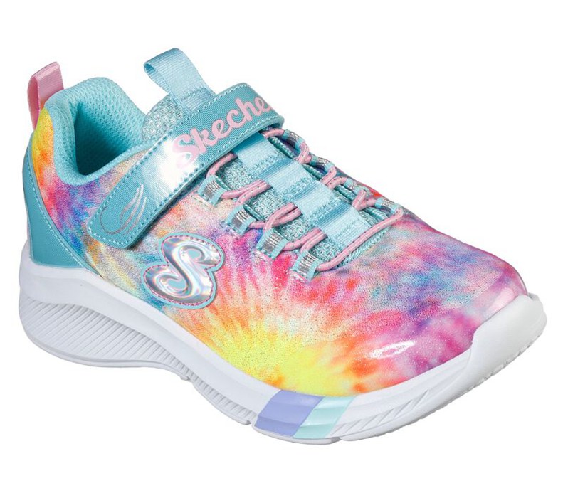 Skechers Flickor Turkos/Olika Färger Sneakers - Dreamy Lites - Sunny Groove - Sverige (TWCES-7659)